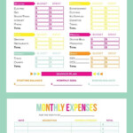 Pin By Vanna McCormick On Moving Out Budget Sheets Printable Budget