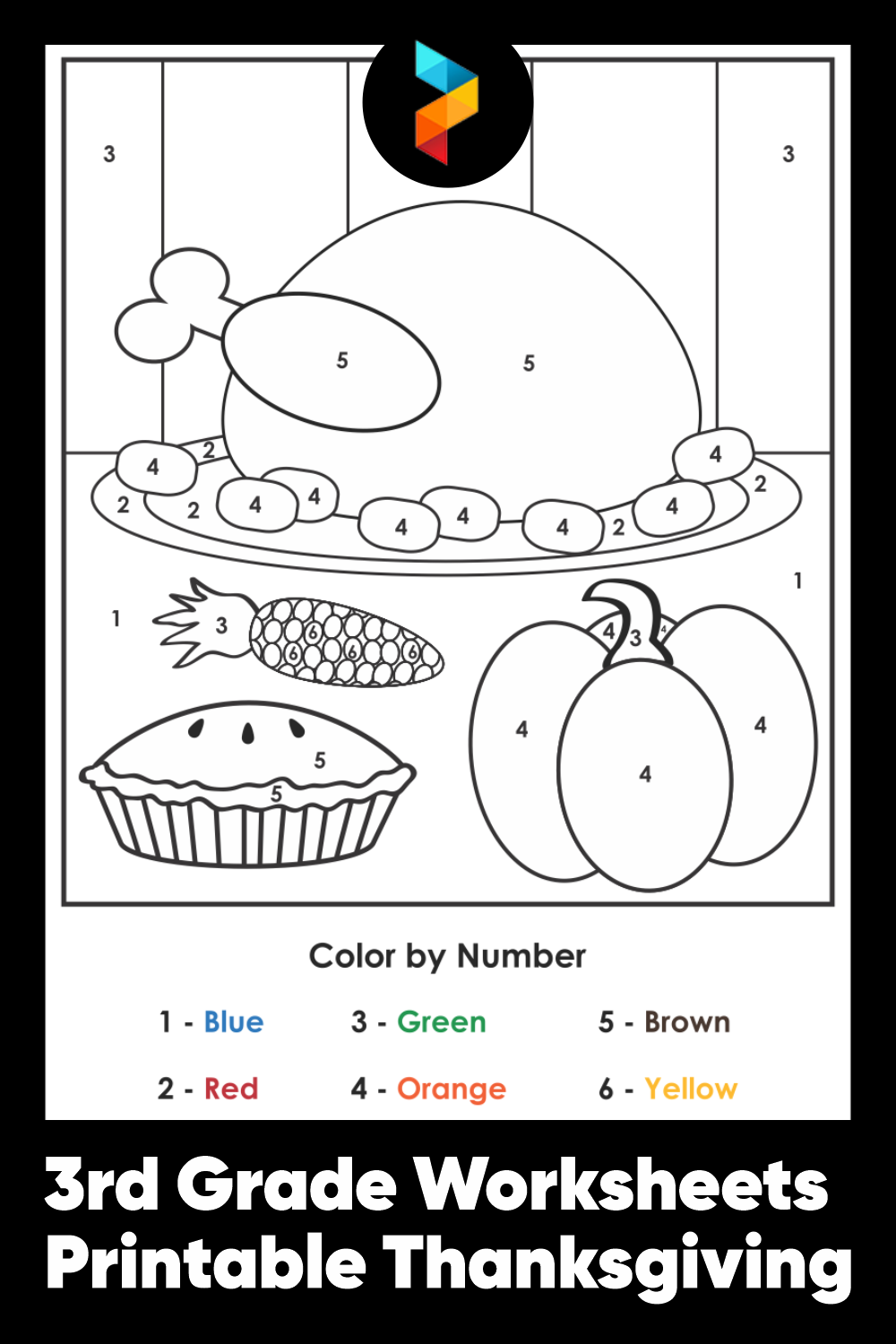 10 Best 3rd Grade Worksheets Free Printable Thanksgiving Printablee