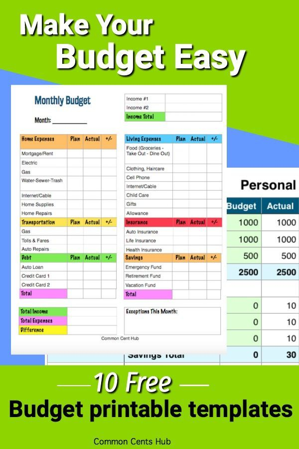 10 Monthly Budget Templates That ll Make Budgeting Simple Finally