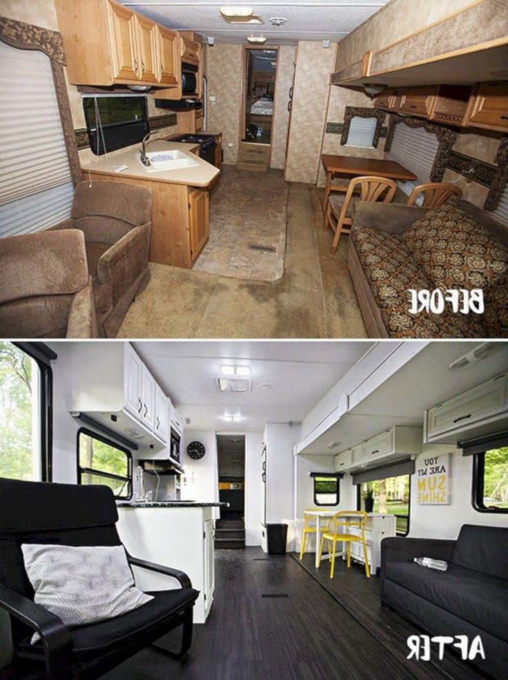 16 Simple RV Remodels On A Budget Before And After Pictures 