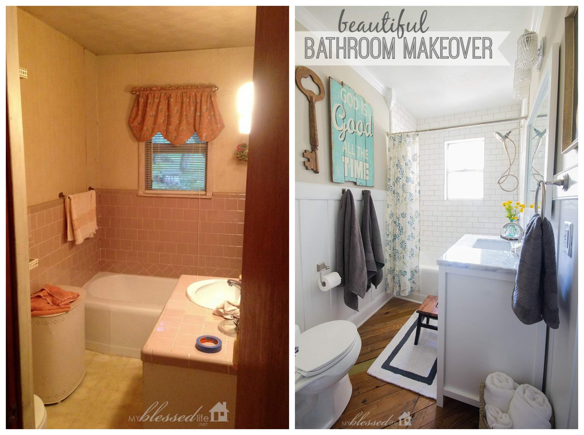 28 Best Budget Friendly Bathroom Makeover Ideas And Designs For 2021