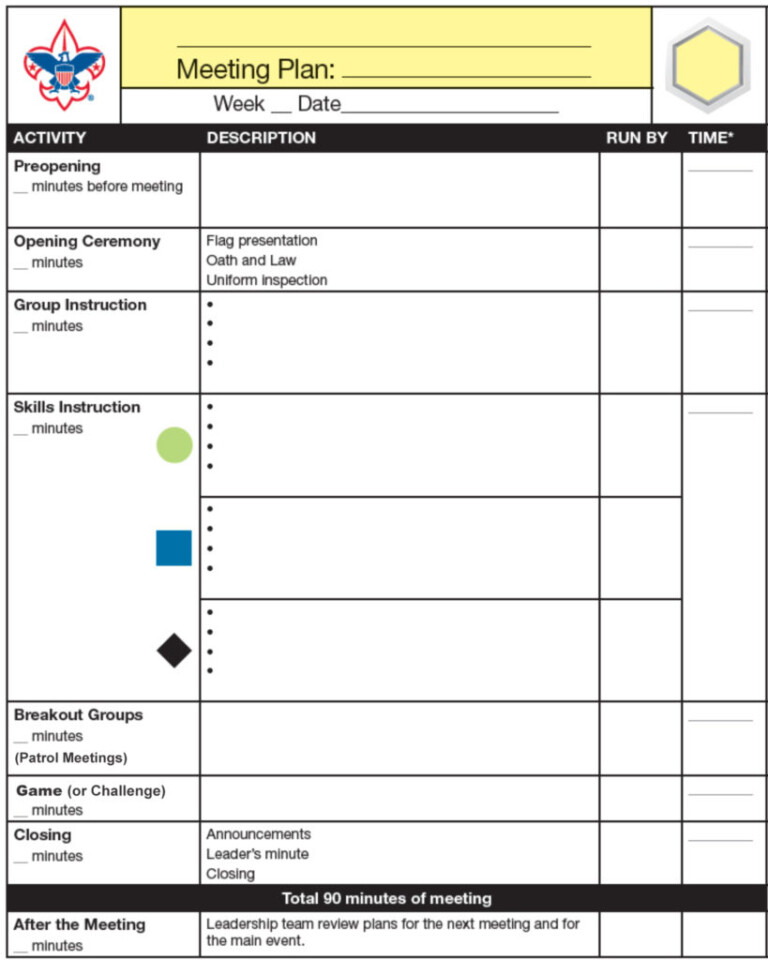 30 Boy Scout Planning Worksheet Worksheet Resource Plans