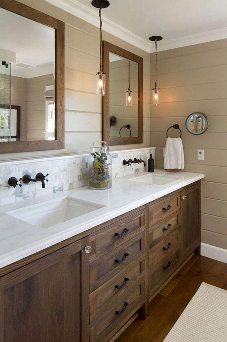 30 Incredible Farmhouse Master Bathroom Remodel Ideas farmhouse 