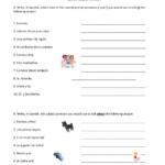 30 Spanish Subject Pronouns Worksheet Worksheet Information