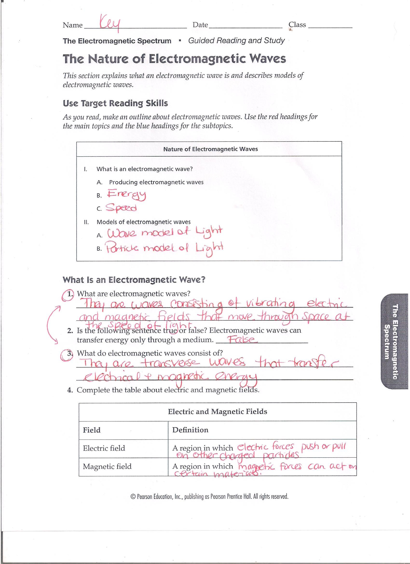 30 Waves Worksheet Answer Key Education Template