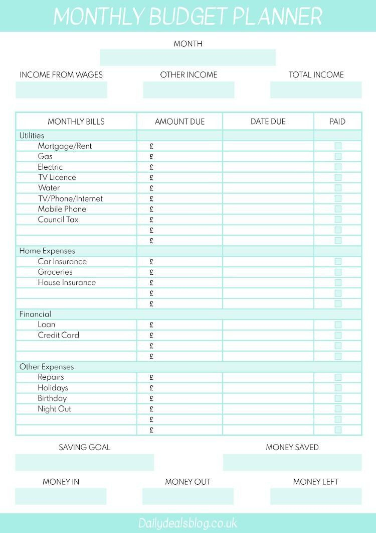 Budget Planner Template Uk 3 Things You Should Know About Budget 