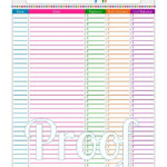 Debt Payments 1 Page Instant Download PDF Printable Etsy In 2021