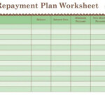 Debt Repayment Plan Worksheet Sample Debt Repayment Debt Payoff Plan