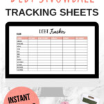 Debt Snowball Printable Dave Ramsey Debt Snowball Tracking Etsy