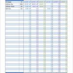 Download The Printable Bill Tracker Worksheet From Vertex42 In 2020