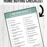 Download Your Free Home Buying Checklist Printable Making Manzanita