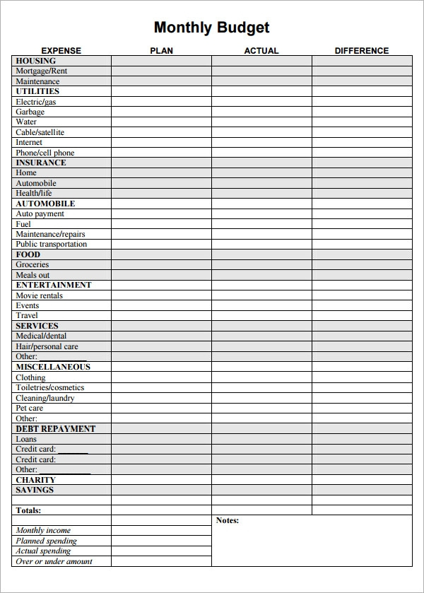 FREE 13 Home Budget Samples In Google Docs Google Sheets Excel 