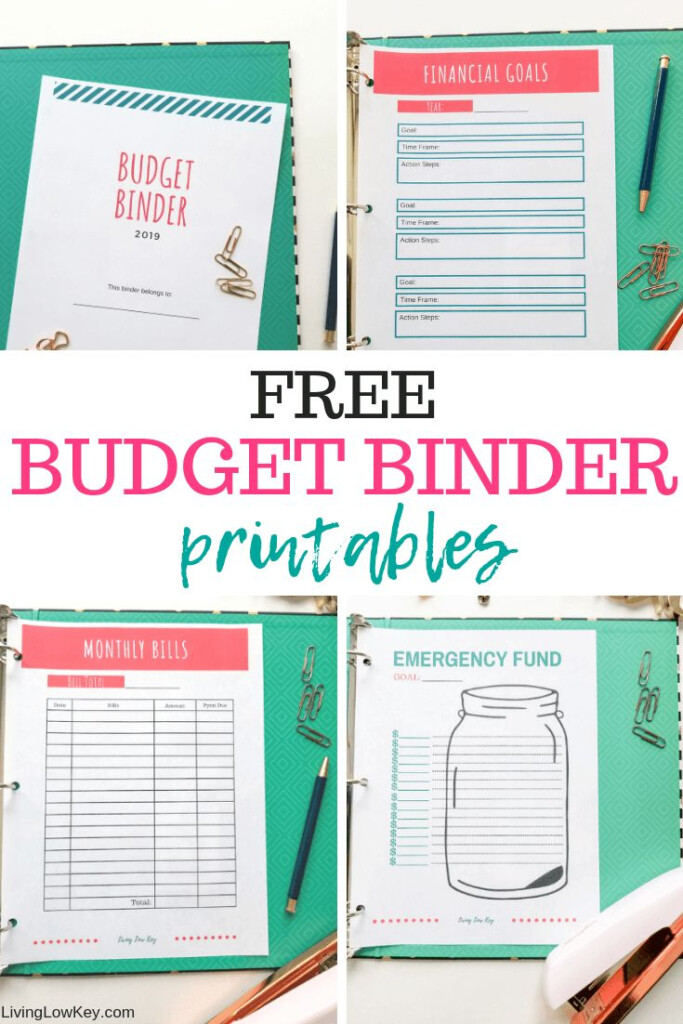 Free Budget Binder Printables Make Saving Money Easy Budget Binder 