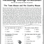 Free English Reading Comprehension Worksheets For Grade 2 Db excel
