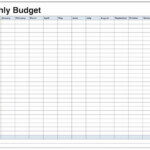 Free Household Budget Worksheet Pdf Awesome Blank Monthly Bud Template