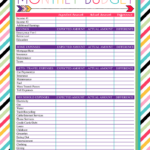 Great Monthly Budget Worksheet Printable Pdf Literacy Worksheets