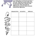 Grocery Store Math Worksheets