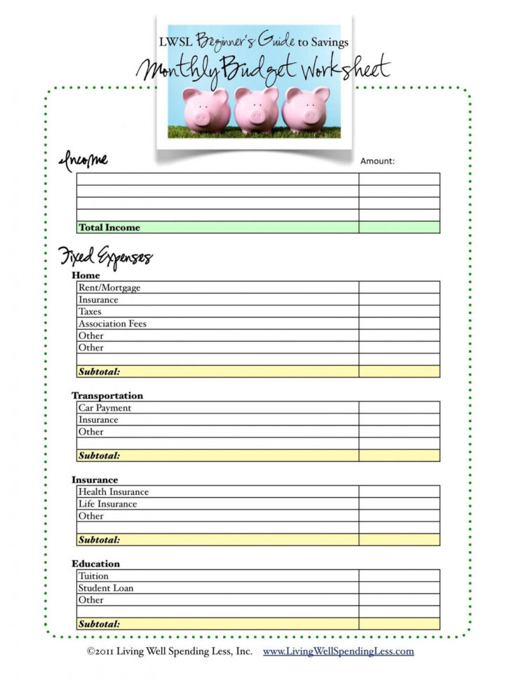 Home Daycare Income And Expense Worksheet Db excel