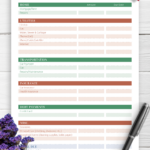 Household Budget Template 12 Free Sample Example Format Free Download