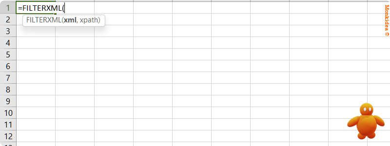 How To Use FILTERXML Function In Excel Data Analytics Monkidea 