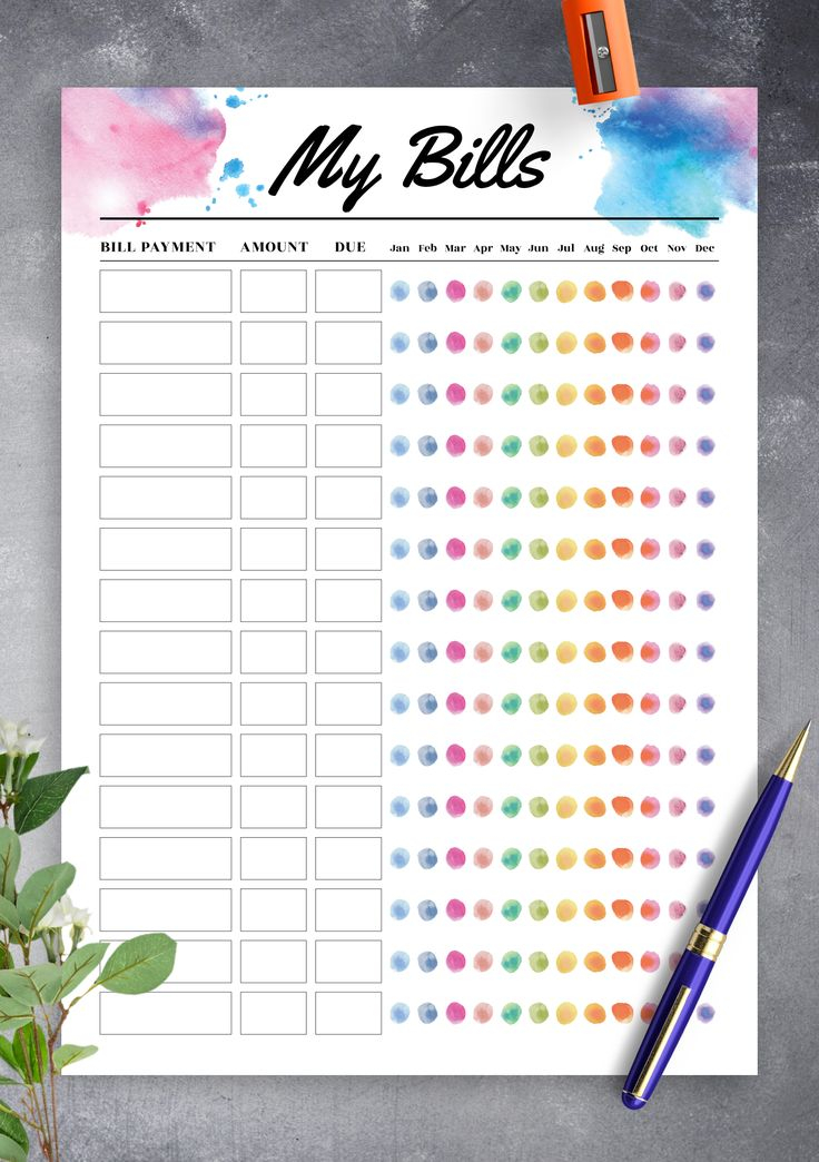 If Personal Budget Planning Seems Boring We ve Designed This Colorful