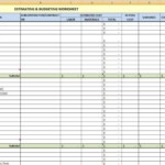 Kitchen Remodel Spreadsheet In Renovation Budget Template Australia