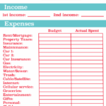 Nursing Home Budget Spreadsheet In Take Control Of Your Personal