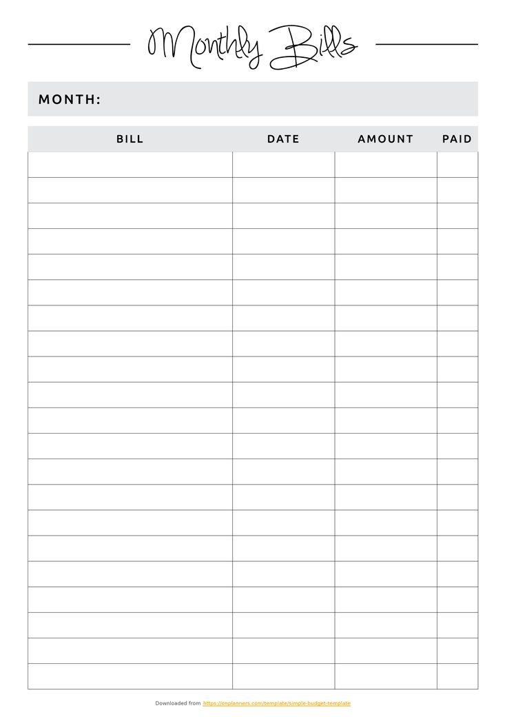 Pin On Budget Planners