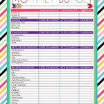 Printable Budget Worksheet Pdf Unique Free Printable Monthly Bud