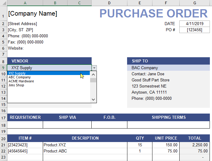 PURCHASE ORDER P3Y Business Knowledge And Skills Sharing