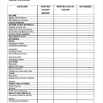 Simple Budget Spreadsheet Template 13 FreeWord Excel PDF Documents
