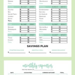 Simple FREE Printable Budget Worksheets Budget Printables Printable