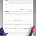 Simple Monthly Budget Template Things That Make You Love And Hate