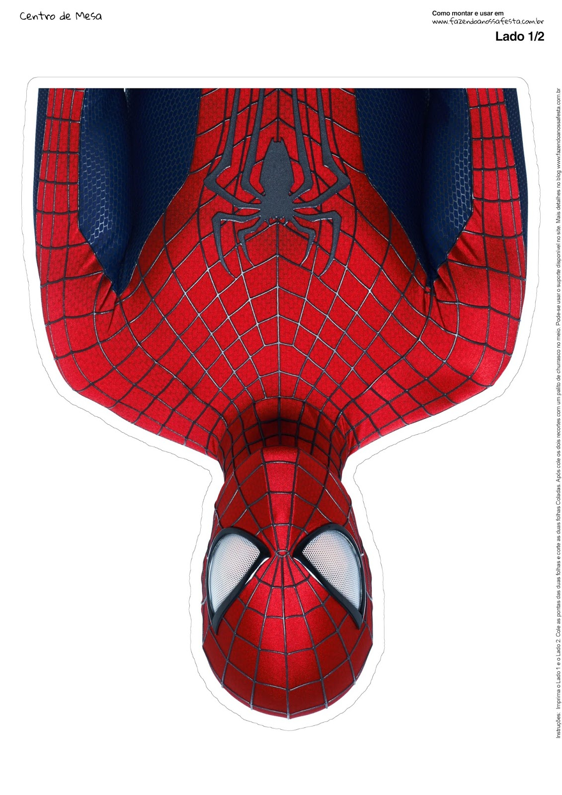 Spiderman Free Printable Centerpiece Oh My Fiesta For Geeks