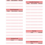 The Extra Income Budget Planner Stripes Cover Printable Download