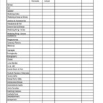 Wedding Venue Budget Spreadsheet Db excel