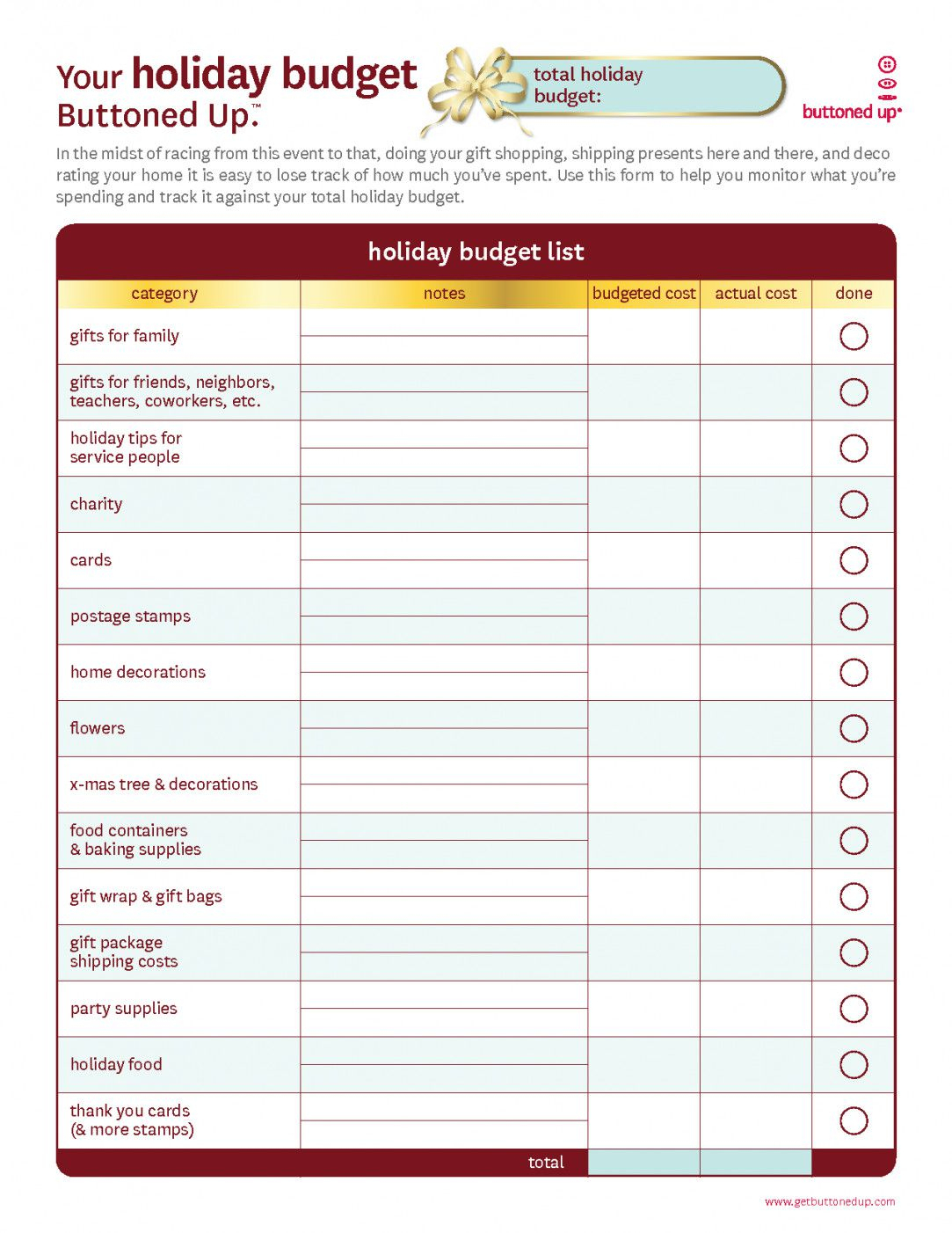 Budget Workbook Free Westcompanies