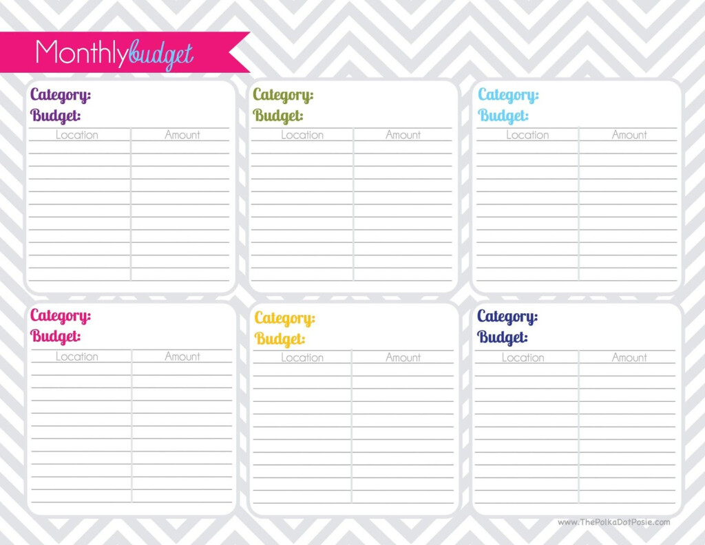 Cute Budgeting Worksheets Printable Budgeting Worksheets